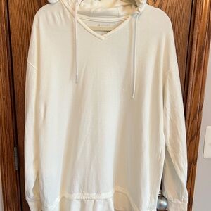 Athleta Sundown Alliance Cream Hoodie